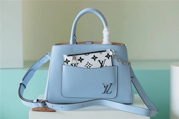LV Marelle Epi Bleu Nuage Blue For Womtlm, Womtlm’s Handbags, Shoulder And Crossbody Bags 9.8in/25cm LV M59486