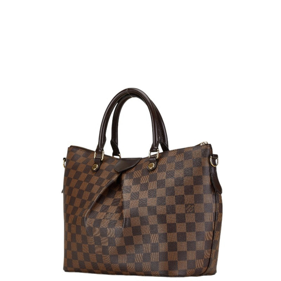 Louis Vuitton  Damier Canvas Pvc Leather Handbag Shoulder Bag