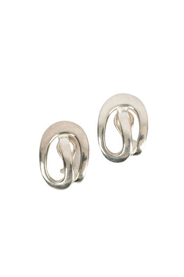 Boucles d'oreilles en argent Chanel