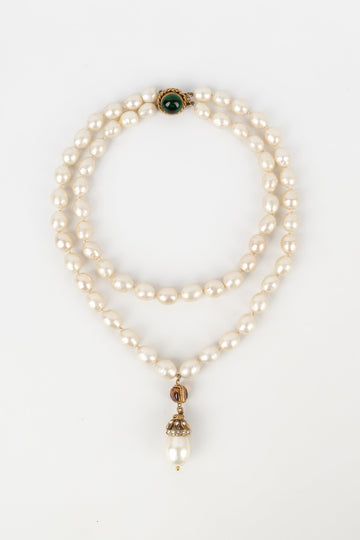 Collier de perles Chanel 1980s