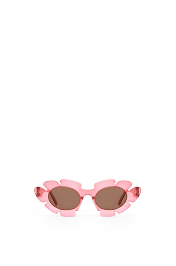 Flower sunglasses in injected nylon