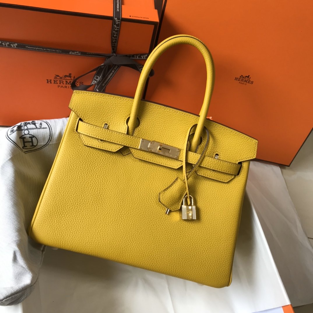 HM Birkin Lime Epsom With Gold Toned Hardware Bag For Womtlm, Handbags, Shoulder Bags 30cm/12in