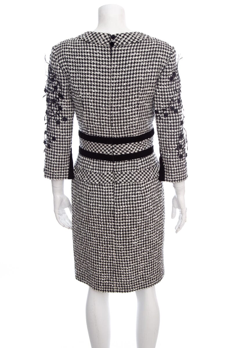 Peggy Jennings Black & White Dress SZ 4 NWT