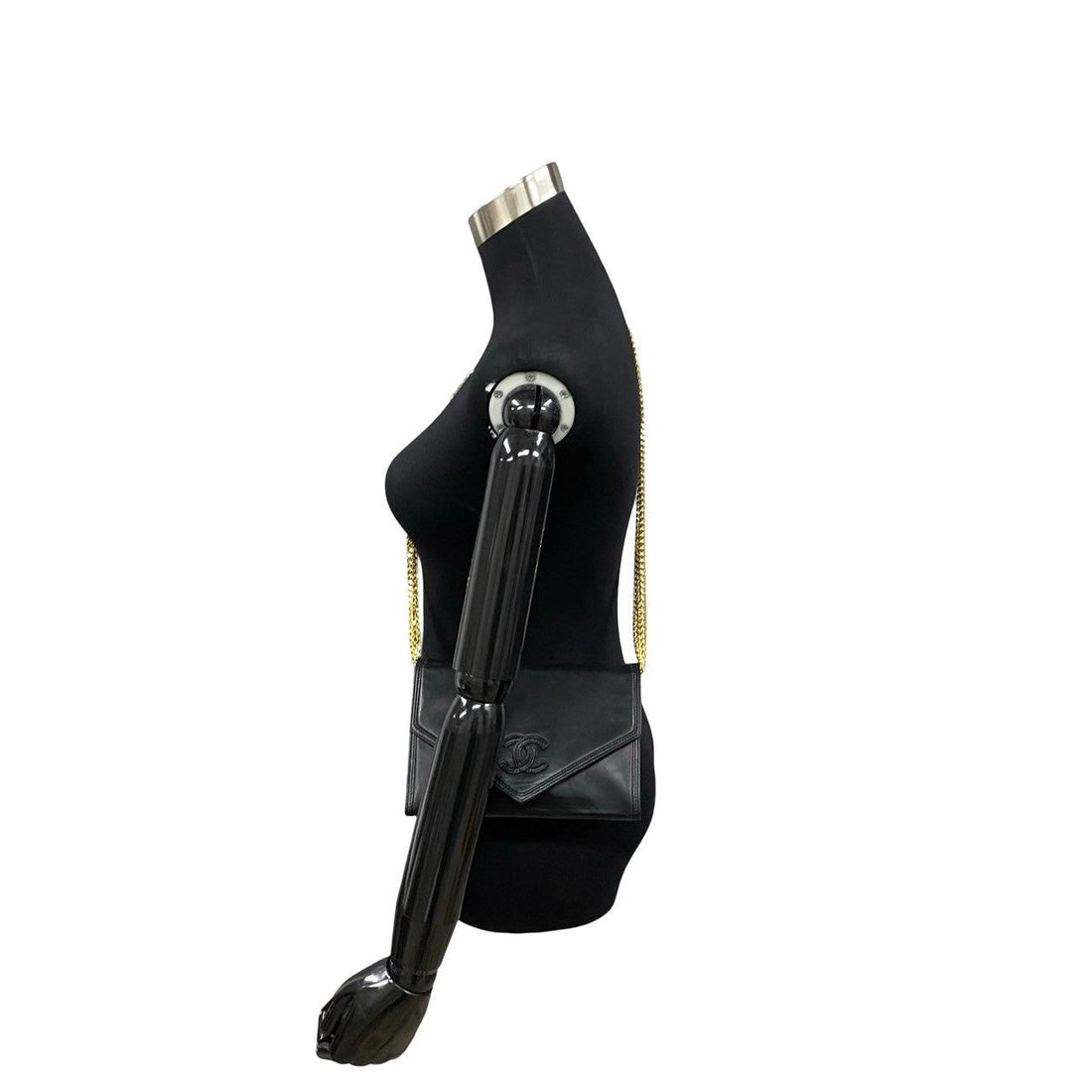 Chanel Coco Lambskin Chain Mini Shoulder Bag Leather Shoulder Bag 07694 in Good condition