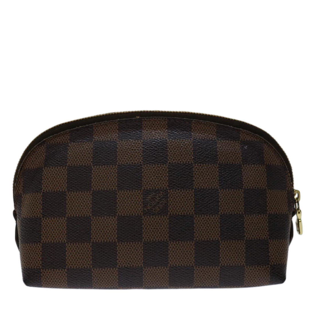 LOUIS VUITTON Damier Ebene Pochette Cosmetic PM Pouch N47516 LV Auth 70005