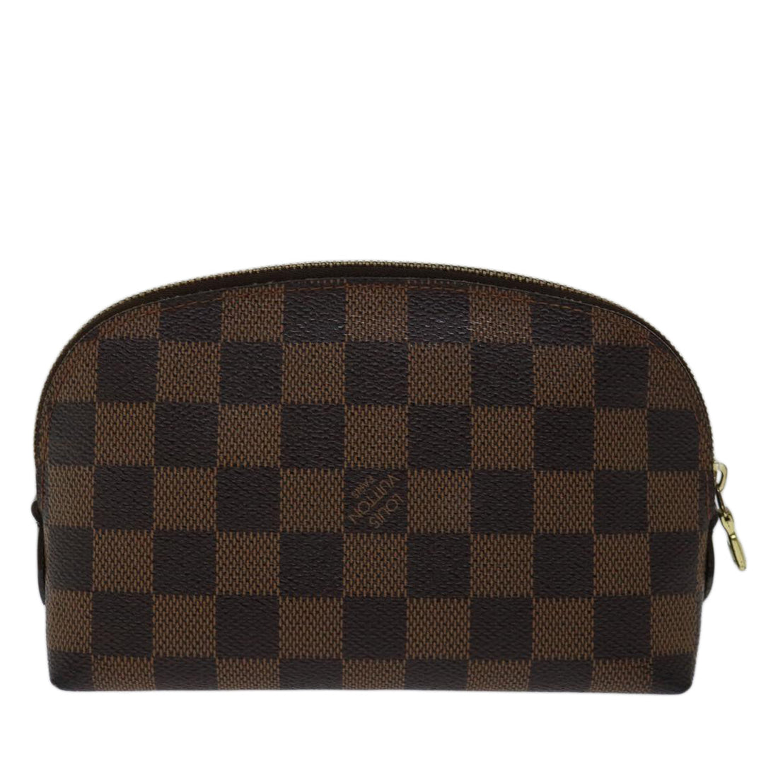 LOUIS VUITTON Damier Ebene Pochette Cosmetic PM Pouch N47516 LV Auth 70007
