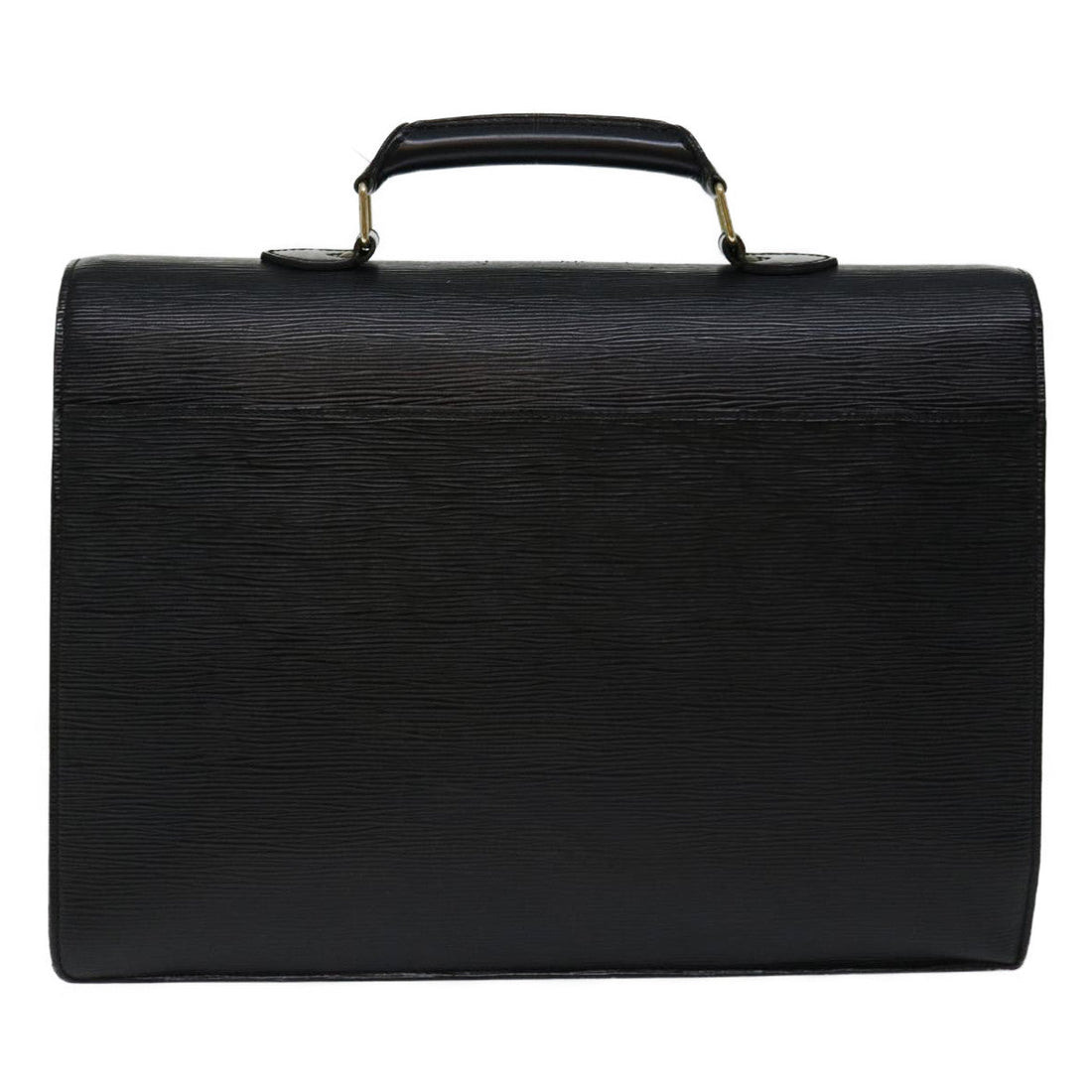 LOUIS VUITTON Epi Serviette Ambassador Business Bag Black M54412 LV Auth 70077