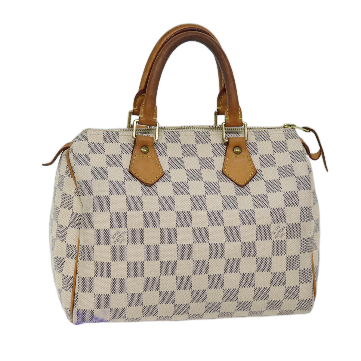 LOUIS VUITTON Damier Azur Speedy 25 Hand Bag N41534 LV Auth 70091