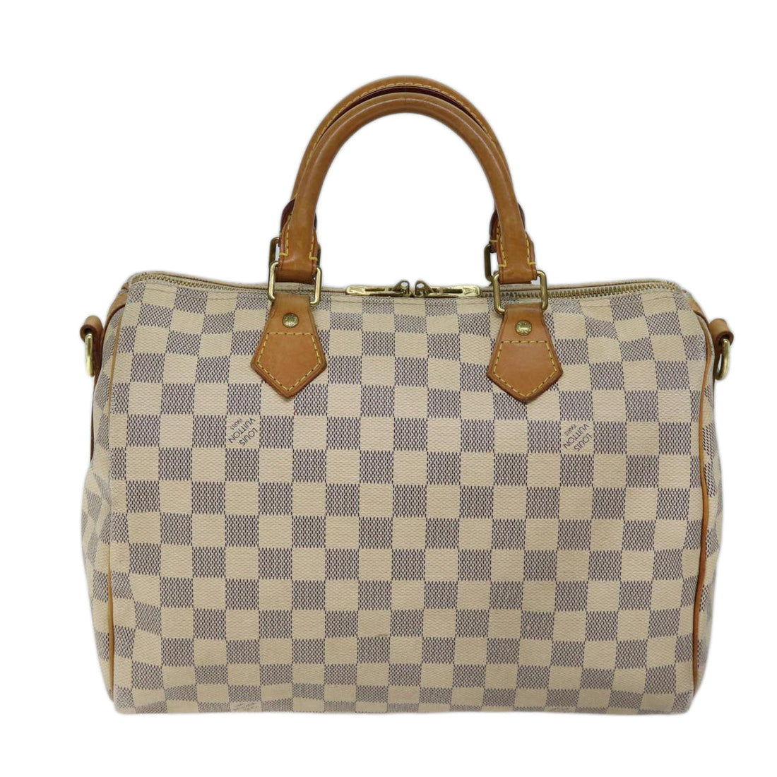 LOUIS VUITTON Damier Azur Speedy Bandouliere 30 2Way Hand Bag N41052 Auth 70275