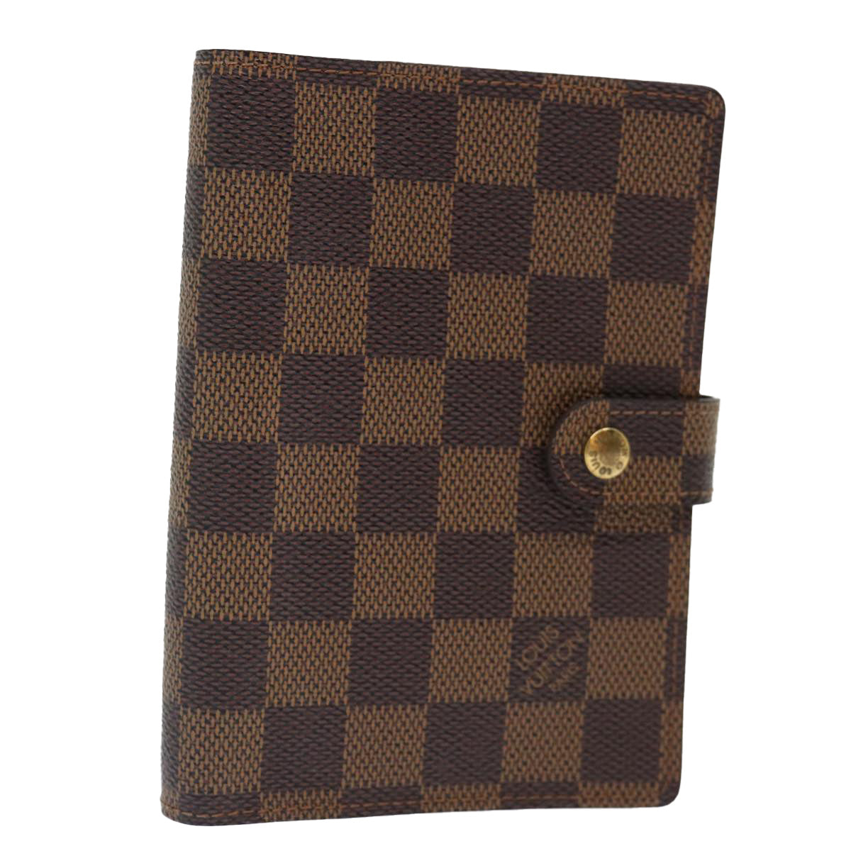 LOUIS VUITTON Damier Ebene Agenda PM Day Planner Cover R20700 LV Auth 70298