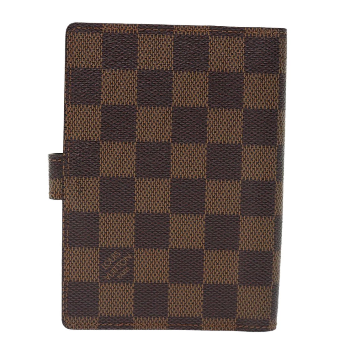 LOUIS VUITTON Damier Ebene Agenda PM Day Planner Cover R20700 LV Auth 70298