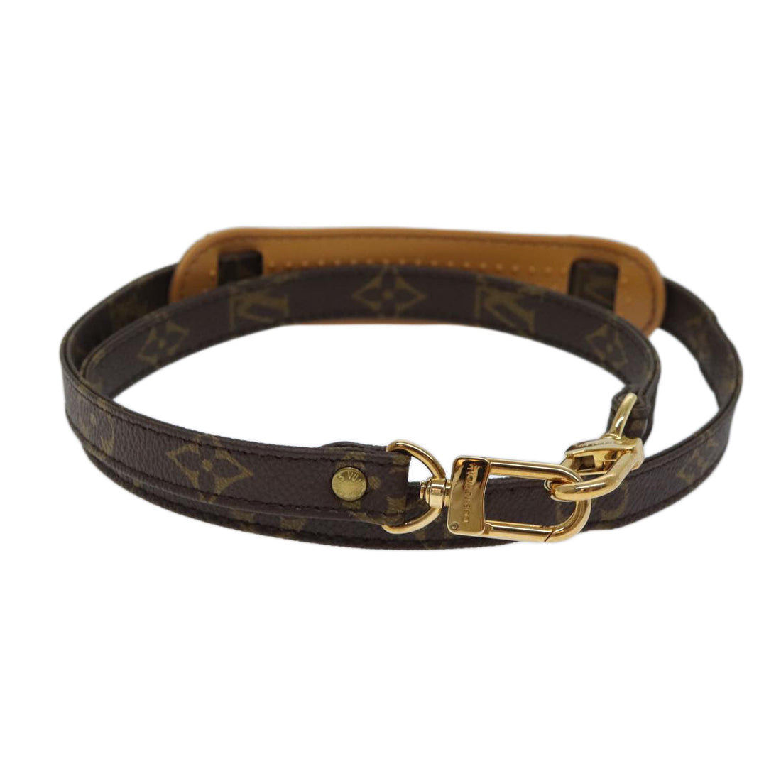 LOUIS VUITTON Monogram Shoulder Strap 35.4" LV Auth 70422