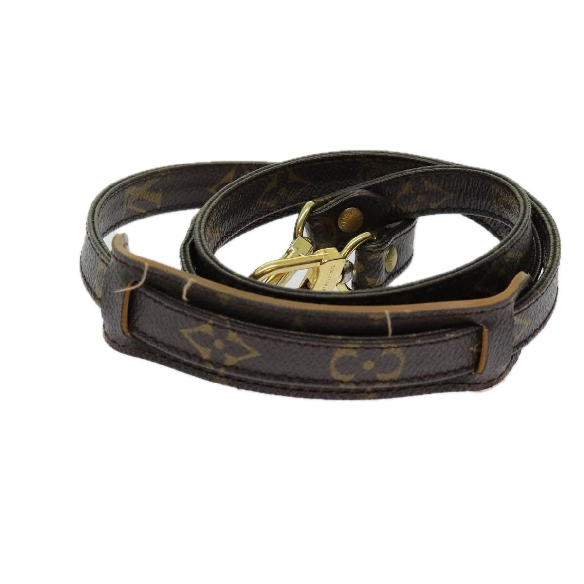 LOUIS VUITTON Monogram Shoulder Strap 42.9" LV Auth 70423