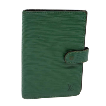 LOUIS VUITTON Epi Agenda PM Day Planner Cover Green R20054 LV Auth 70465