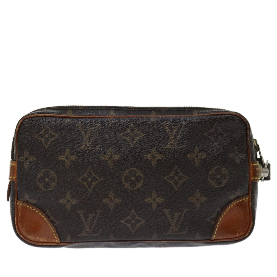 LOUIS VUITTON Monogram Marly Dragonne PM Clutch Bag M51827 LV Auth 70478
