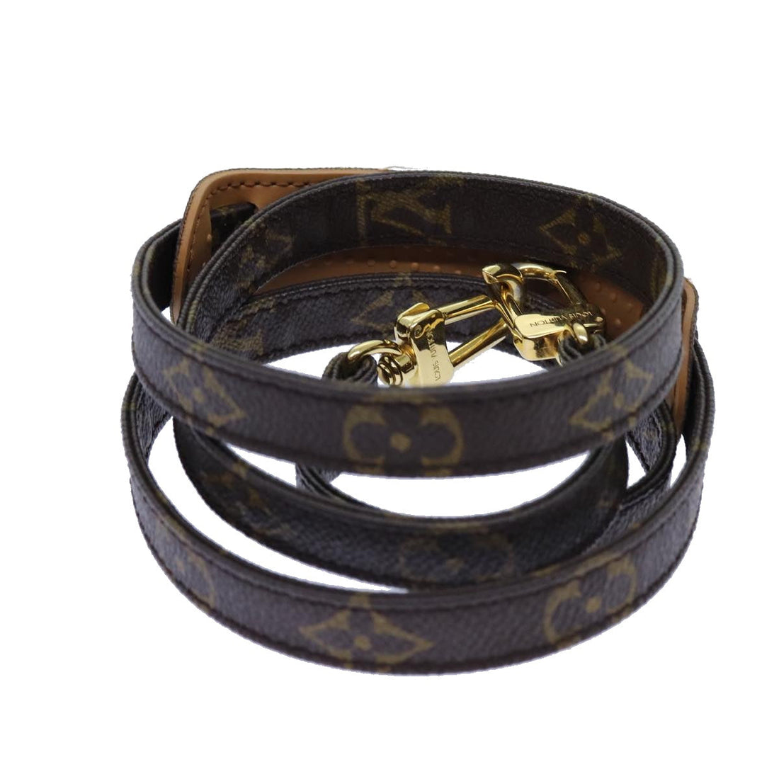 LOUIS VUITTON Monogram Shoulder Strap 45.3" LV Auth 70842