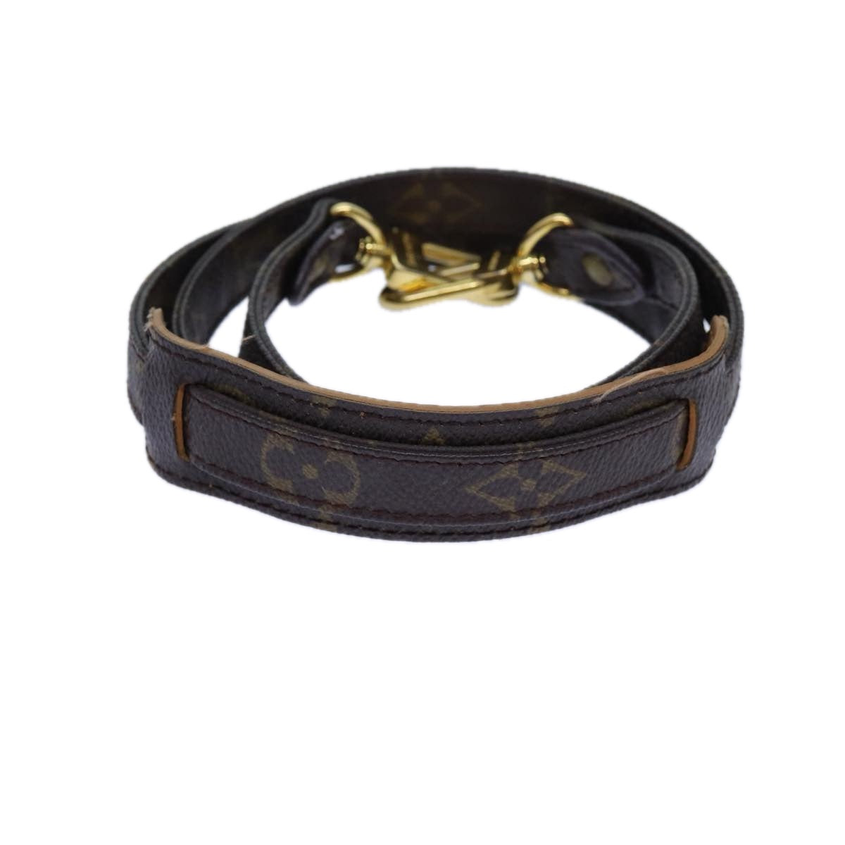 LOUIS VUITTON Monogram Shoulder Strap 39.4" LV Auth 70846