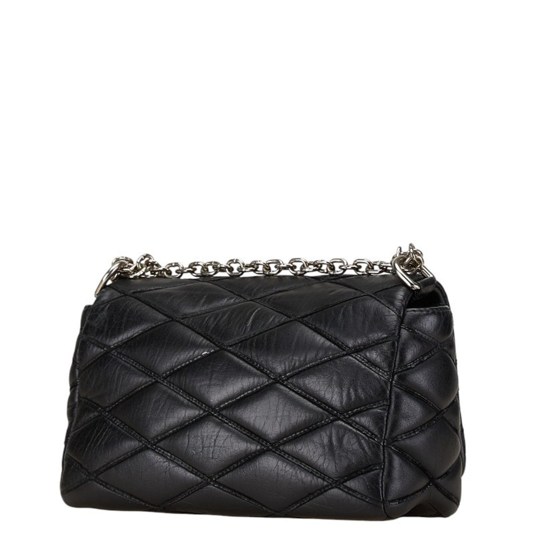 Louis Vuitton Malletage  Noir Leather Shoulder Bag