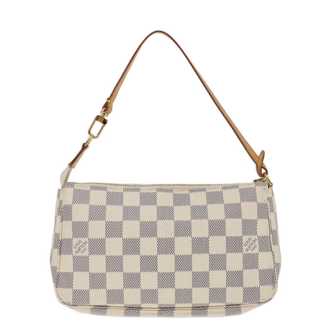 LOUIS VUITTON Damier Azur Pochette Accessoires Pouch N51986 LV Auth 70913