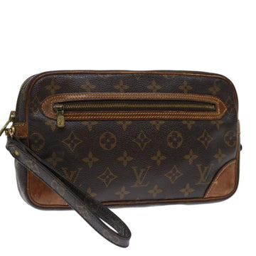 LOUIS VUITTON Monogram Marly Dragonne GM Clutch Bag M51825 LV Auth 70920