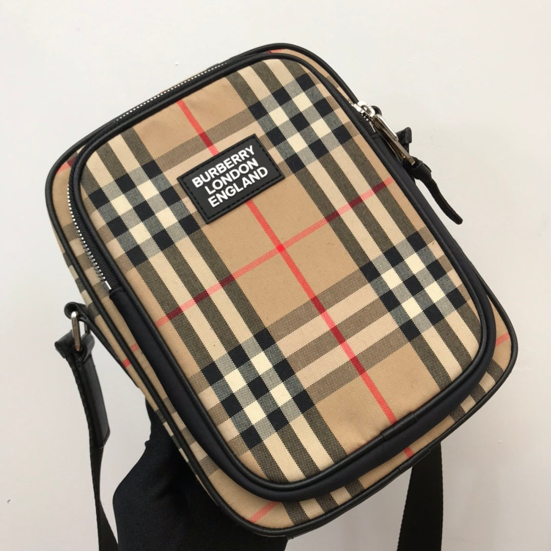BB Vintage Check And Crossbody Bag For Mtlm, Bags 8.7in/22cm