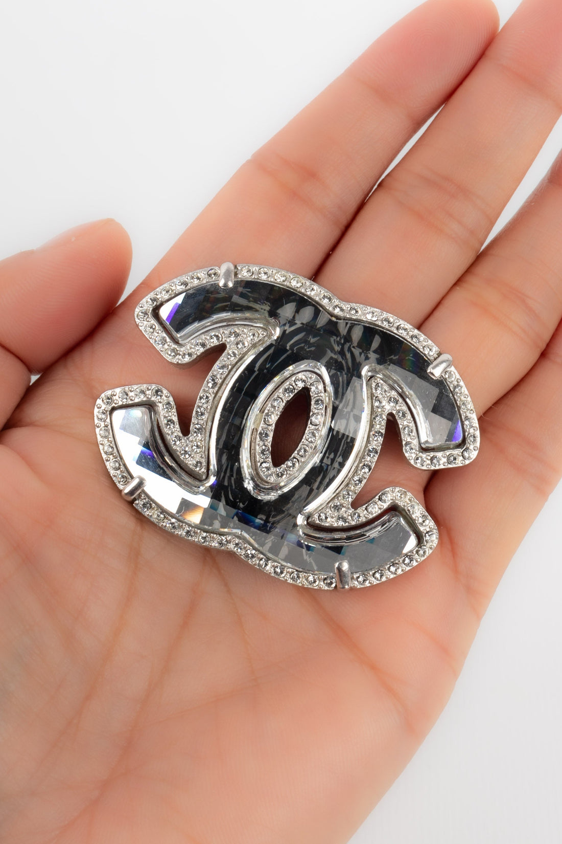 Broche cc "miroir" Chanel 2008