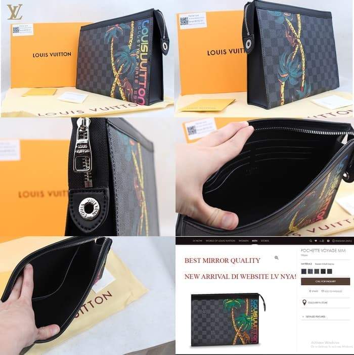 Louis Vuitton Pochette Voyage Damier Graphite Spring-Summer 2018