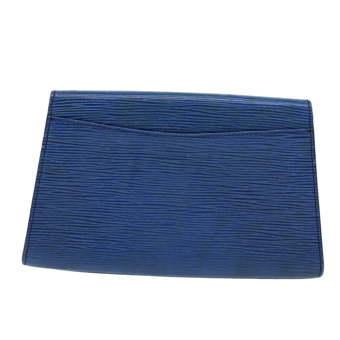 LOUIS VUITTON Epi Art Deco Clutch Bag Blue M52635 LV Auth 71950