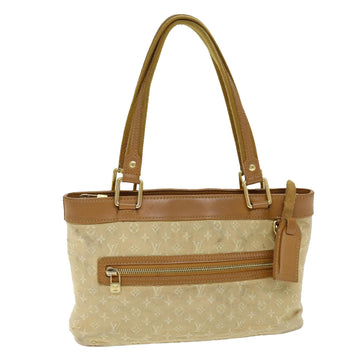LOUIS VUITTON Monogram Mini Lucille PM Hand Bag Beige M92684 LV Auth 72252