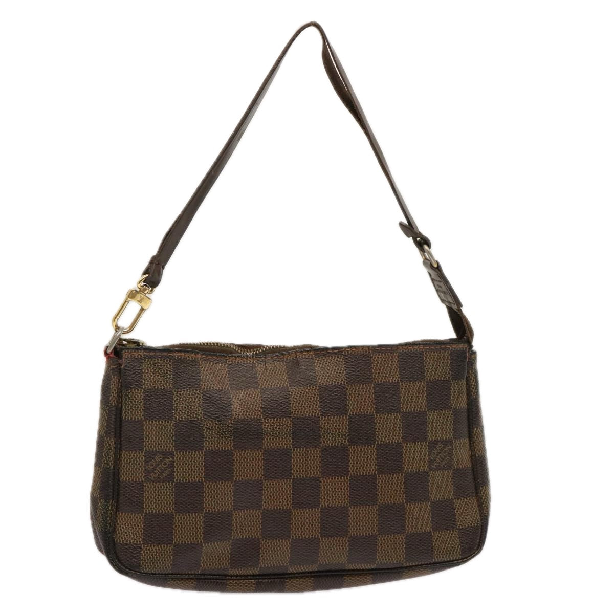 LOUIS VUITTON Damier Ebene Pochette Accessoires Pouch N41206 LV Auth 72269