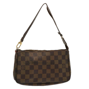 LOUIS VUITTON Damier Ebene Pochette Accessoires Pouch N41206 LV Auth 72269