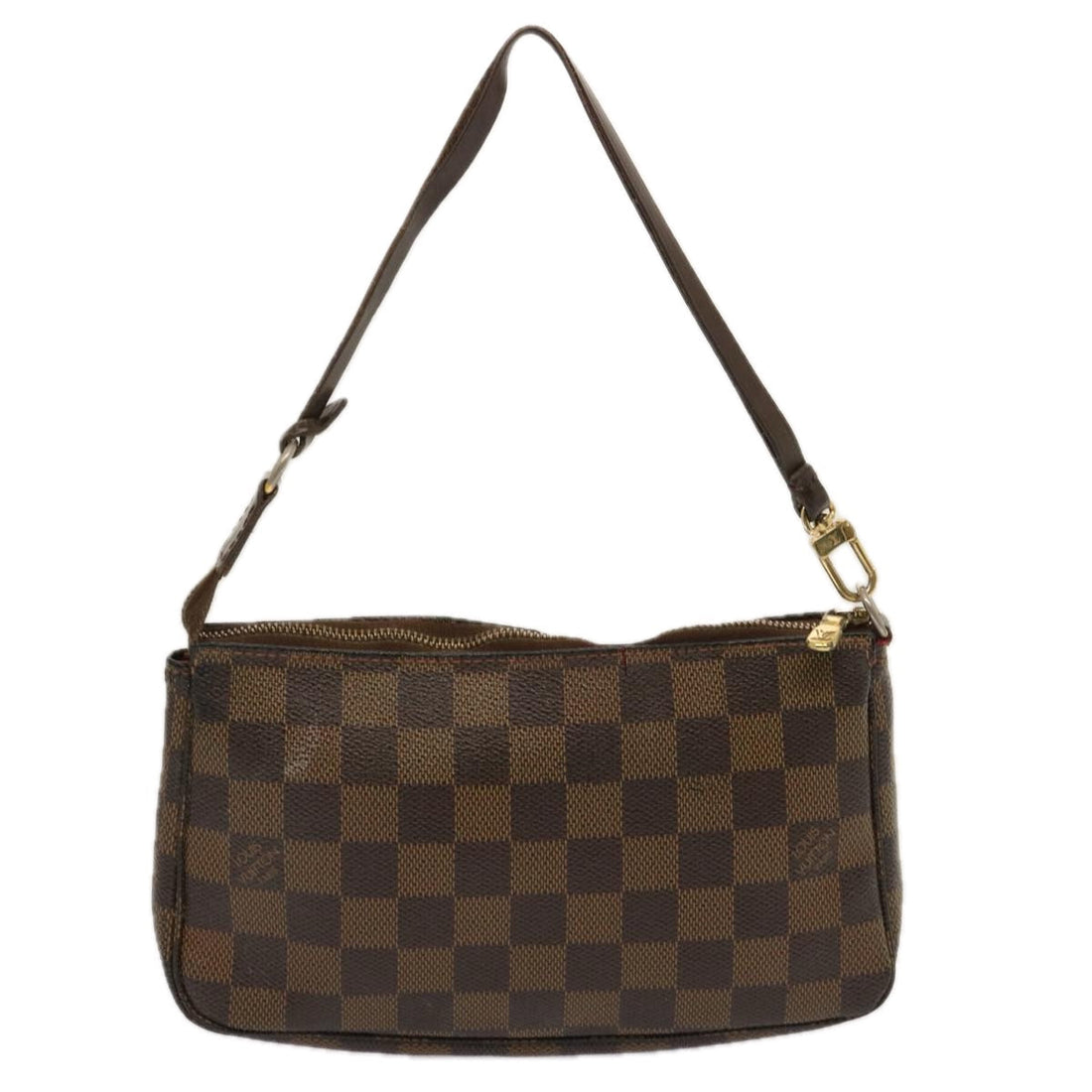 LOUIS VUITTON Damier Ebene Pochette Accessoires Pouch N41206 LV Auth 72269