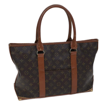 LOUIS VUITTON Monogram Sac Weekend PM Tote Bag M42425 LV Auth 72938