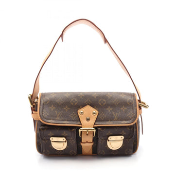 Louis Vuitton  Monogram Coated Canvas Leather Monogram Shoulder Bag