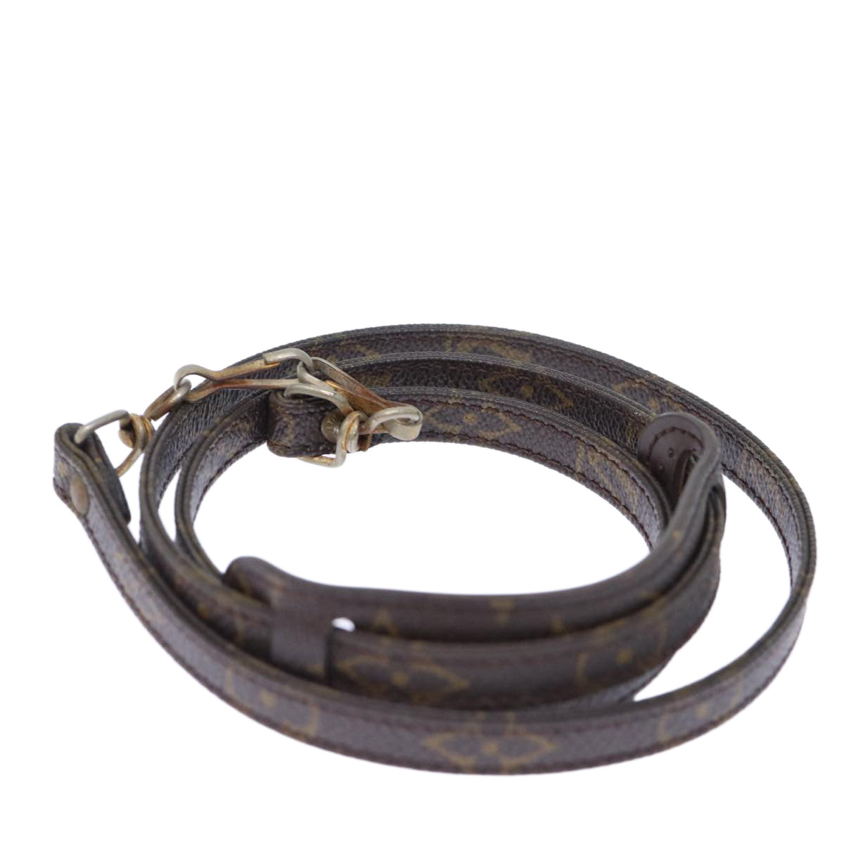 LOUIS VUITTON Monogram Shoulder Strap Vintage 40.6" LV Auth 73272