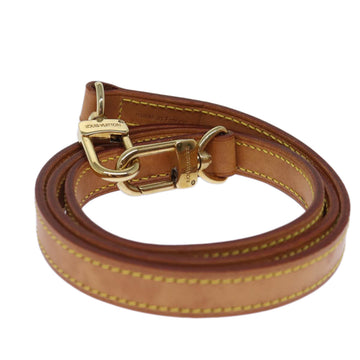 LOUIS VUITTON Shoulder Strap Leather 36.2" Beige LV Auth 73274