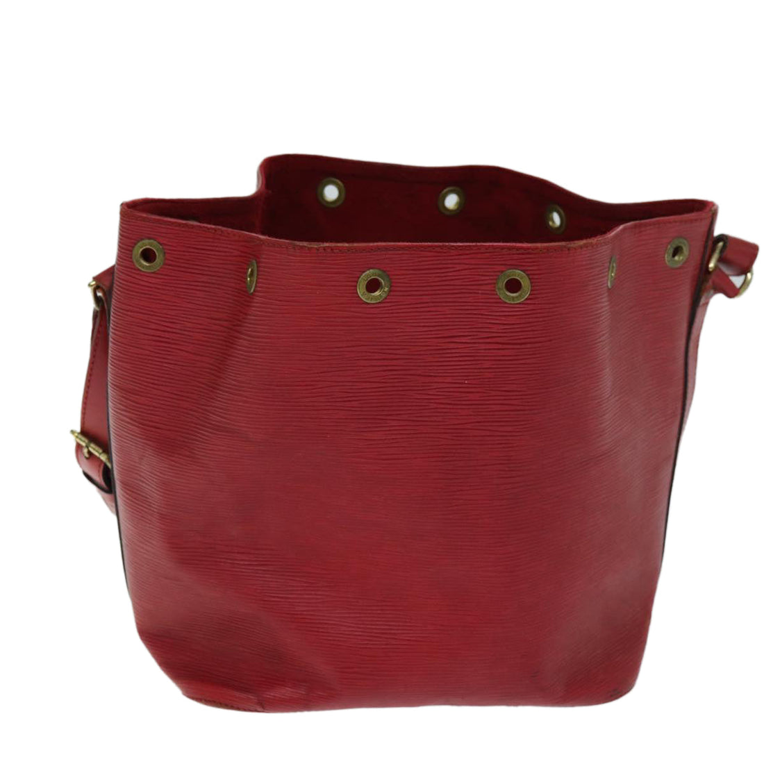 LOUIS VUITTON Epi Petit Noe Shoulder Bag Red M44107 LV Auth 73920