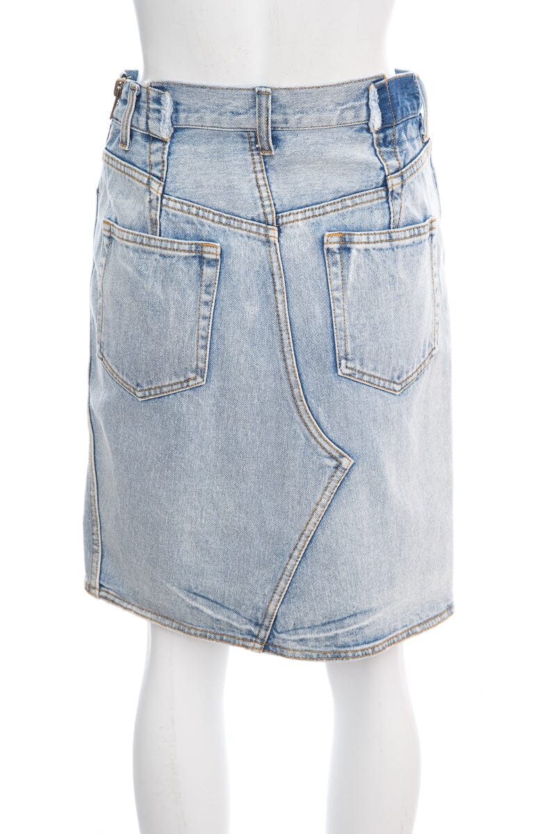 Phillip Lim Light Wash Denim Skirt SZ 2