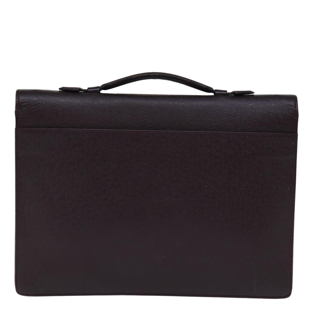 LOUIS VUITTON Taiga Serviette Kourad Business Bag Acajou M30076 LV Auth 74026