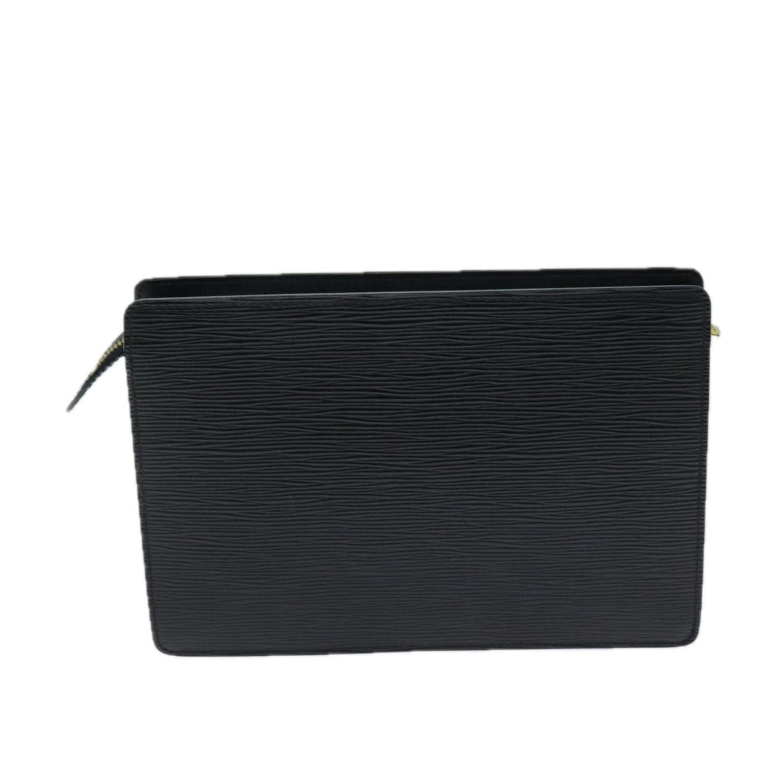 LOUIS VUITTON Epi Pochette Homme Clutch Bag Black M52522 LV Auth 74032