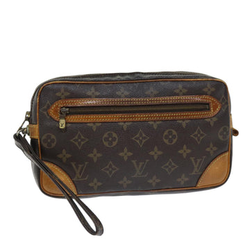 LOUIS VUITTON Monogram Marly Dragonne GM Clutch Bag M51825 LV Auth 74055