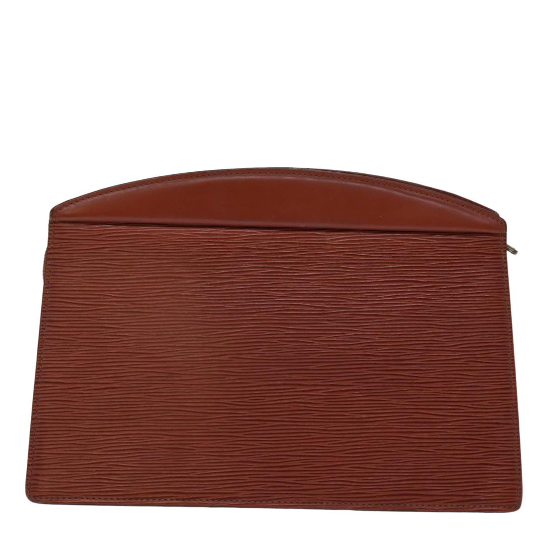 LOUIS VUITTON Epi Trousse Crete Pouch Brown M48403 LV Auth 74057