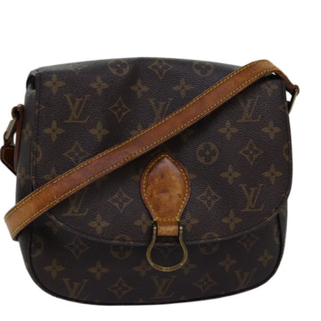 LOUIS VUITTON Monogram Saint Cloud GM Shoulder Bag M51242 LV Auth 74069
