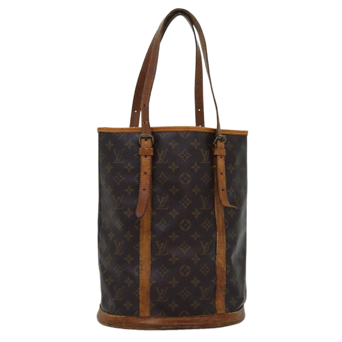 LOUIS VUITTON Monogram Bucket GM Shoulder Bag M42236 LV Auth 74078