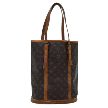 LOUIS VUITTON Monogram Bucket GM Shoulder Bag M42236 LV Auth 74078