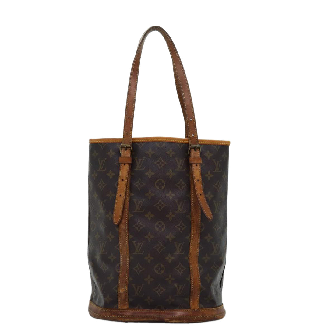 LOUIS VUITTON Monogram Bucket GM Shoulder Bag M42236 LV Auth 74078