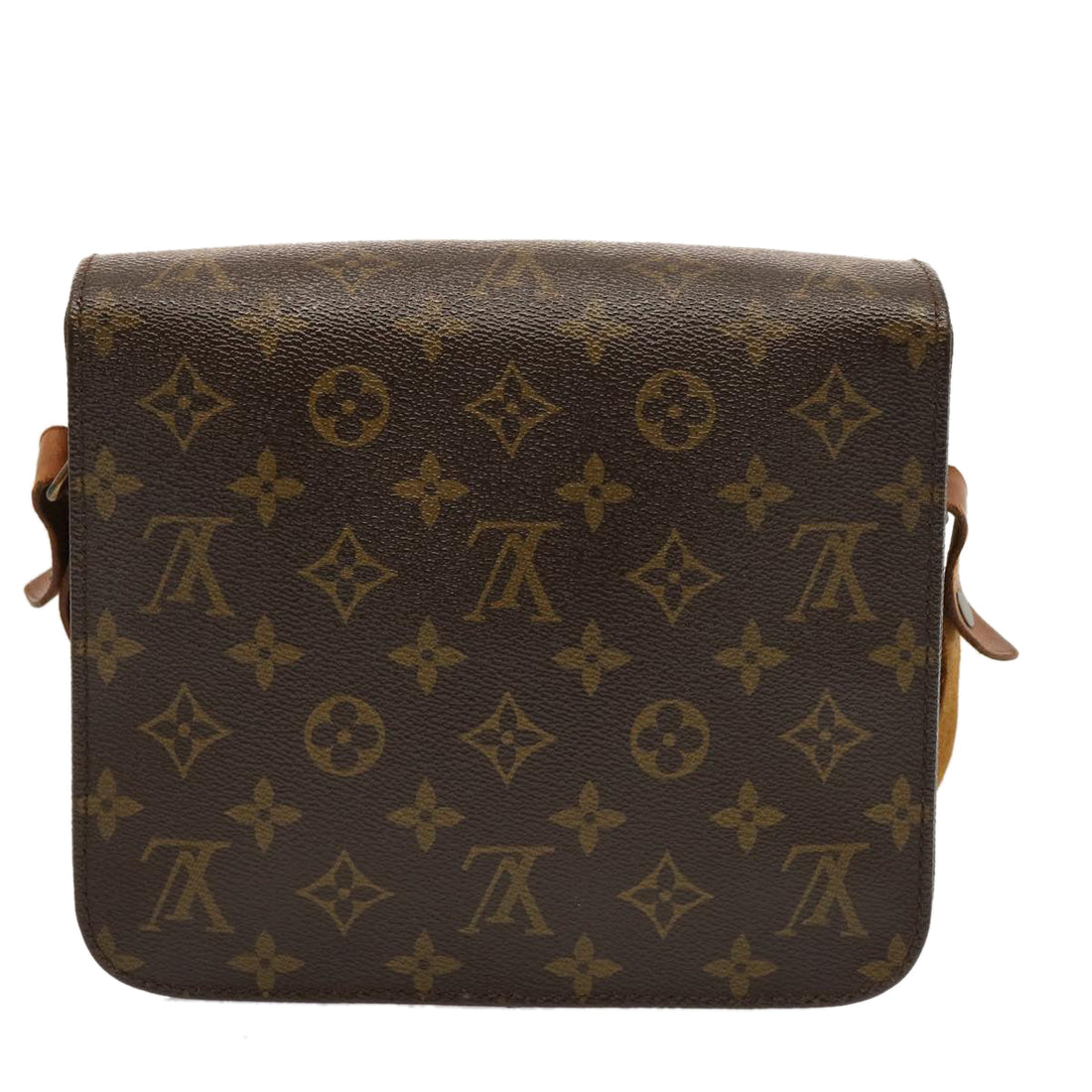 LOUIS VUITTON Monogram Cartouchiere MM Shoulder Bag M51253 LV Auth 74130