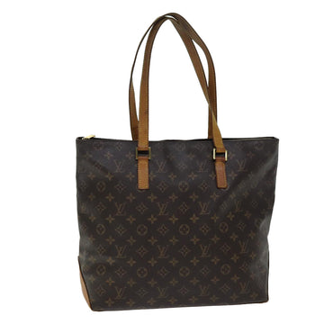 LOUIS VUITTON Monogram Cabas Mezzo Tote Bag M51151 LV Auth 74161