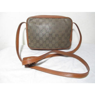 Gucci Supreme W Guccissima Print Removable Red Green Stripe Accents Brown And Gg Leather Hobo