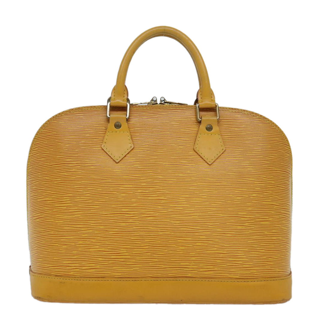 LOUIS VUITTON Epi Alma Hand Bag Tassili Yellow M52149 LV Auth 74249